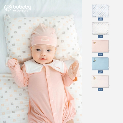 Gối chữ nhật Soft World Gối Gấu nhỏ Bubaby Bambus mềm mát cho bé sơ sinh CBB0500| BU Baby chính hãng