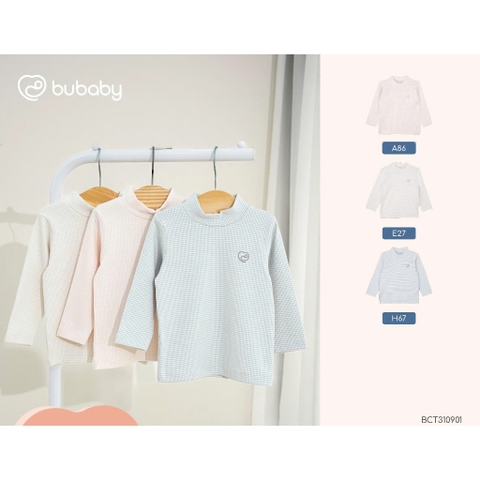 (6-5Y) Bubaby Lapome Áo dài tay cao cổ - Áo giữ nhiệt Bubaby