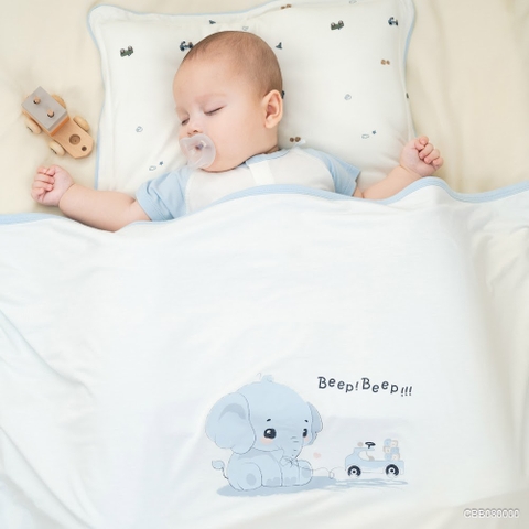 BU Baby Set Phụ kiện Chăn, Gối, Gối chặn cho bé Little Car Bambus CBB080000 | Phụ kiện chính hãng