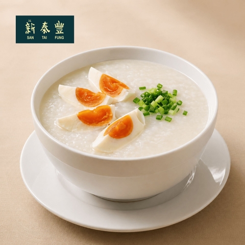Cháo Trắng Hột Vịt Muối