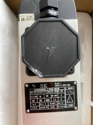 Củ đục spindle 2.2kw - gió vuông