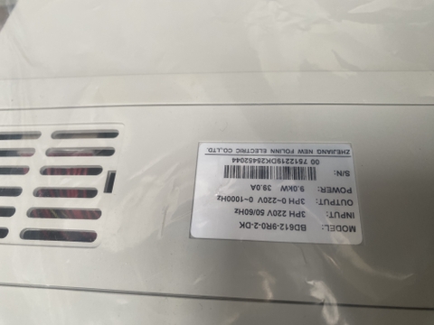 Biến tần fulling 9kw điện  220v &380v