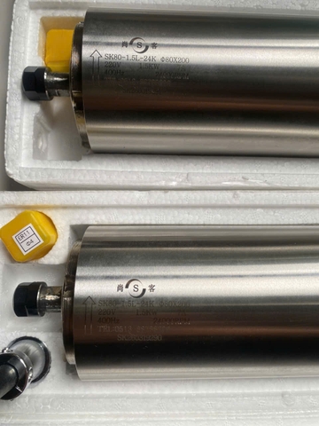 Củ đục spindle 1.5kw ER11 -làm mát bằng nước