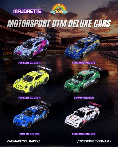 ĐỒ CHƠI XE MÔ HÌNH MAJORETTE MOTOSPORT DTM DELUXE CARS