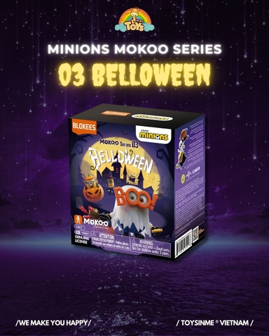 ĐỒ CHƠI HỘP MÙ MÔ HÌNH MINION MOKOO - BELLOWEEN