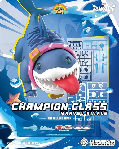 ĐỒ CHƠI LẮP RÁP MÔ HÌNH BLOKEES MARVEL RIVALS - JEFF- THE LAND SHARK