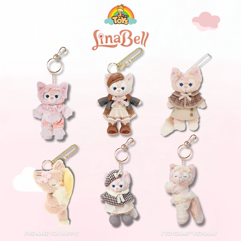 MÓC KHÓA GẤU BÔNG LINABELL CHÍNH HÃNG DISNEY