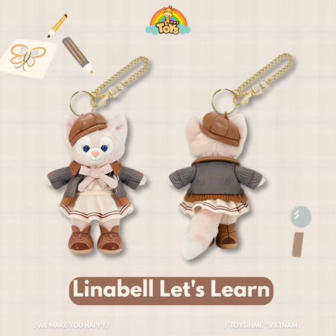 MÓC KHÓA GẤU BÔNG LINABELL CHÍNH HÃNG DISNEY