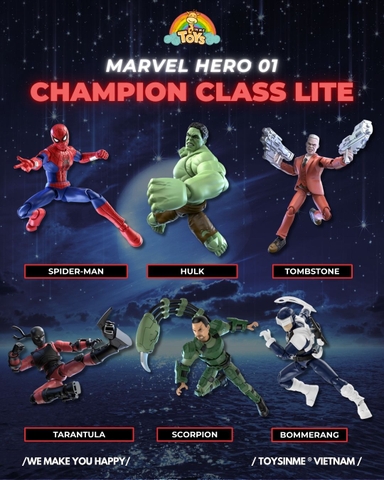 ĐỒ CHƠI HỘP MÙ LẮP RÁP MÔ HÌNH MARVEL HERO CC LITE 1