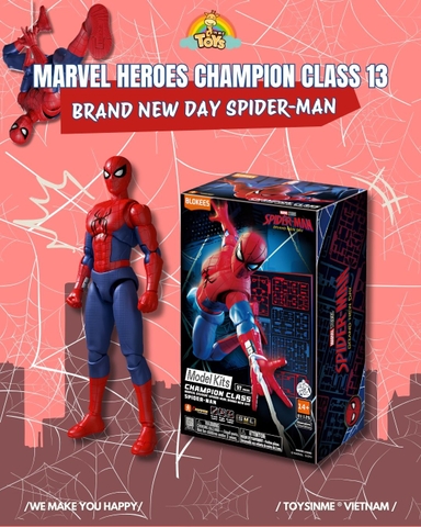 ĐỒ CHƠI LẮP RÁP MÔ HÌNH BLOKEES MARVEL - SPIDERMAN BRAND NEW DAY- HEROES - CHAMPION CLASS