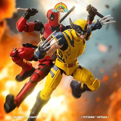 ĐỒ CHƠI MÔ HÌNH NHÂN VẬT MARVEL DEADPOOL & WOLVERINE CHAMPION CLASS 04