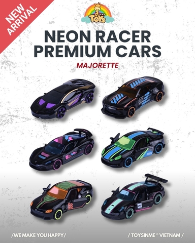 ĐỒ CHƠI XE MÔ HÌNH MAJORETTE NEON RACER PREMIUM CARS