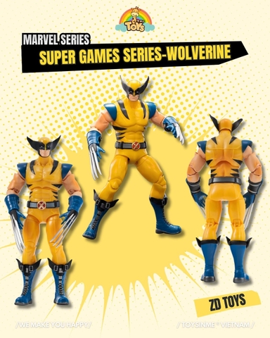 ĐỒ CHƠI MÔ HÌNH MARVEL - SUPPER GAMES SERIES - WOLVERINE