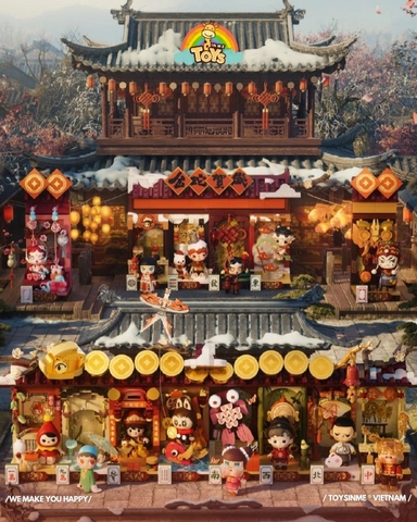 ĐỒ CHƠI LẮP RÁP MÔ HÌNH TẾT BLOCKS - WEALTHY SNAKE’S NEW YEAR CELEBRATION