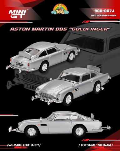 XE MÔ HÌNH MINIGT 1:64- ASTON MASTIN DB5 