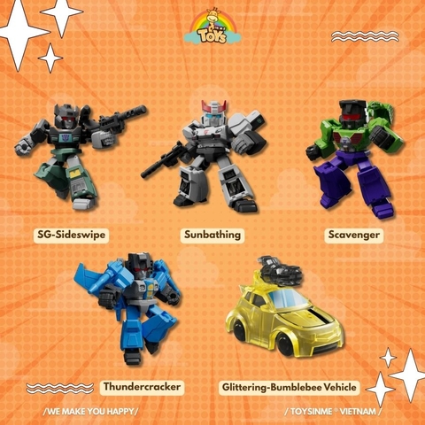 ĐỒ CHƠI MÔ HÌNH HỘP MÙ BLOKEES TRANSFORMERS DEFENDER