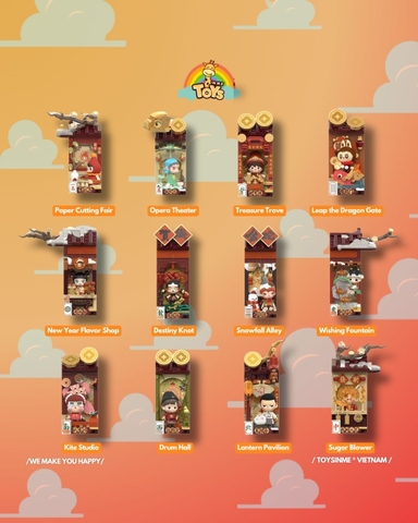 ĐỒ CHƠI LẮP RÁP MÔ HÌNH TẾT BLOCKS - WEALTHY SNAKE’S NEW YEAR CELEBRATION