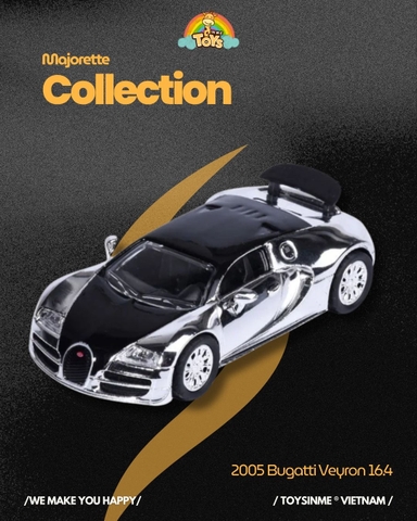 ĐỒ CHƠI XE MÔ HÌNH MAJORETTE COLLECTION 2005 BUGATTI VEYRON 16.4