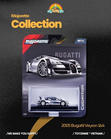 ĐỒ CHƠI XE MÔ HÌNH MAJORETTE COLLECTION 2005 BUGATTI VEYRON 16.4