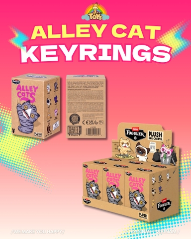 FUGGLER ALEY CAT KEYRINGS BLINDBOX