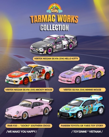 ĐỒ CHƠI XE MÔ HÌNH TARMAC WORKS 1:64