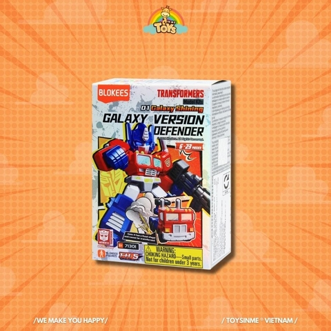 ĐỒ CHƠI MÔ HÌNH LẮP RÁP BLOKEES TRANSFORMERS DEFENDER - 01 GALAXY SHINING