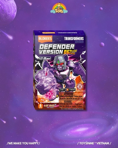 ĐỒ CHƠI MÔ HÌNH LẮP RÁP TRANSFORMERS DEFENDER  - 06 BRUTAL FANG