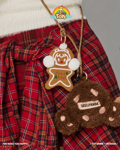 TÚI SKULL PANDA COOKIE HOLIDAY DESSERT - SKULLPANDA TELL ME WHAT YOU WANT SERIES PENDANT SUIT
