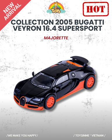 ĐỒ CHƠI XE MÔ HÌNH MAJORETTE BUGATTI VEYRON 16.4 SUPPERSPORT COLLECTION 2025
