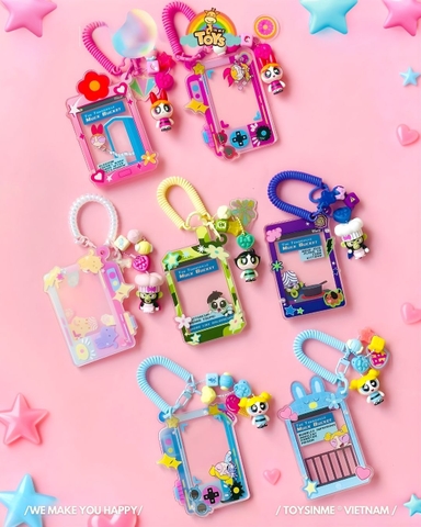 ĐỒ CHƠI HỘP MÙ MÓC KHÓA BLOKEES POWERPUFF GIRL DAADOOS