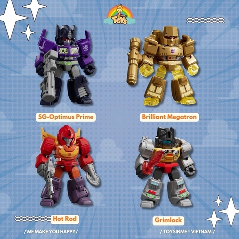 ĐỒ CHƠI MÔ HÌNH LẮP RÁP BLOKEES TRANSFORMERS DEFENDER - 03 HEAVY METAL WAR