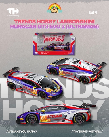 ĐỒ CHƠI XE MÔ HÌNH TRENDS HOBBY 1:64 - Lamborghini Hurancan GR3 EVO2 China GT 2026