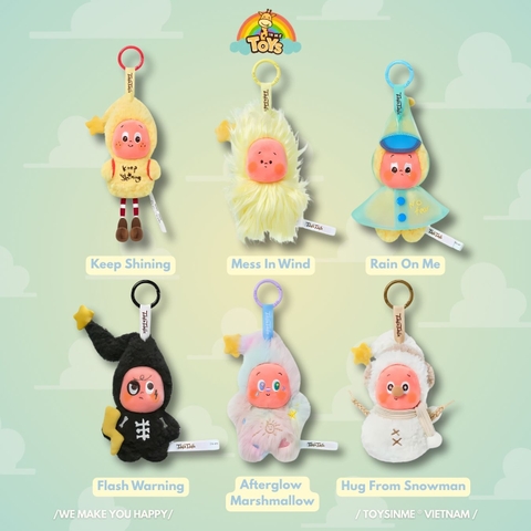 MÓC KHÓA GẤU BÔNG TWINKLE TWINKLE V3 - SWEET DREAMS FORECAST KEY RING SERIES