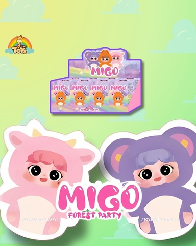 ĐỒ CHƠI HỘP MÙ MÓC KHÓA MIGO FOREST PARTY