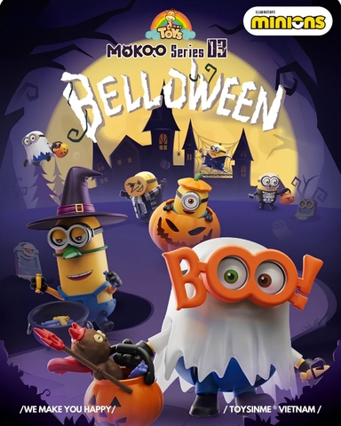 ĐỒ CHƠI HỘP MÙ MÔ HÌNH MINION MOKOO - BELLOWEEN