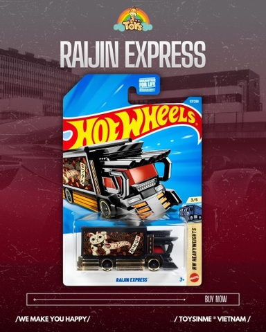 ĐỒ CHƠI XE MÔ HÌNH HOT WHEELS RAIJIN EXPRESS