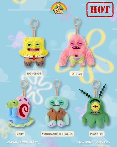 Fuggler Spongebob Keyrings