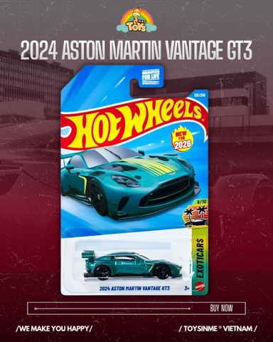 ĐỒ CHƠI XE MÔ HÌNH HOT WHEELS 2024 ASTON MARTIN