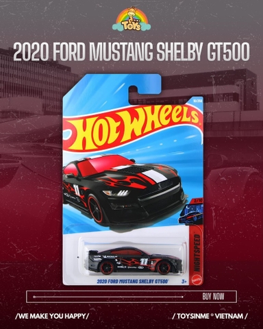 ĐỒ CHƠI XE MÔ HÌNH HOT WHEELS 2020 FORD MUSTANG GT500