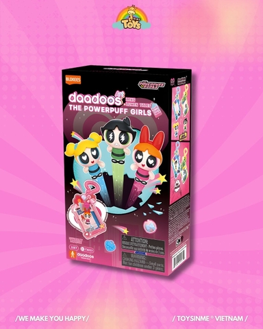 ĐỒ CHƠI HỘP MÙ MÓC KHÓA BLOKEES POWERPUFF GIRL DAADOOS