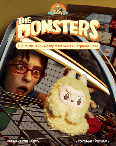 ĐỒ CHƠI MÓC KHÓA LABUBU TÔM TEMPURA THE MONSTERS WACKY MART SERIES – EARPHONE CASE