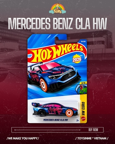 ĐỒ CHƠI XE MÔ HÌNH HOT WHEELS MERCEDES-BENZ CLA HW