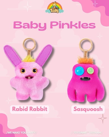 COMBO FUGGLER BABY PINKLE RABID RABBIT + SASQUOOSH