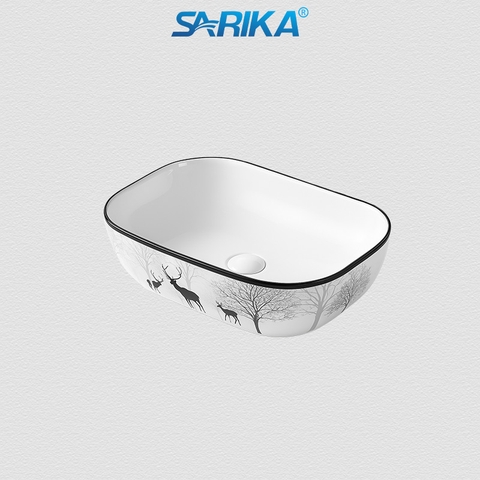 Chậu Lavabo Sứ SARIKA® LB07 Cao Cấp