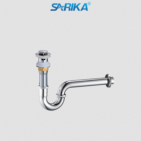 Xả Lavabo Nhấn SARIKA® X01  Đồng Thau Mạ Crom