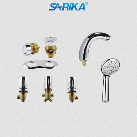 Bồn Nóng Lạnh SARIKA® SR59 Đồng Thau Mạ Crom