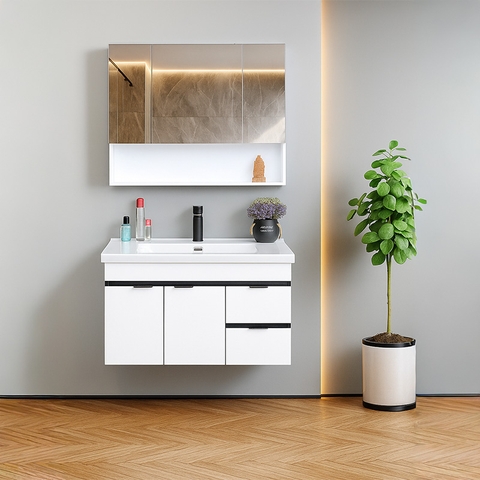 Tủ Lavabo SARIKA® TLB34 Nhựa PVC Cao Cấp