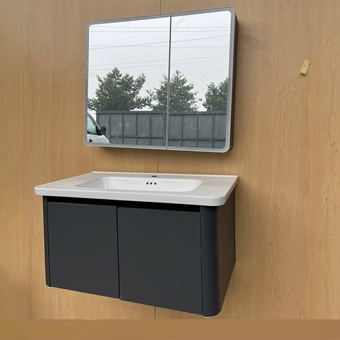 Tủ Lavabo Góc SARIKA® TLB56 Nhôm Cao Cấp Gương Led Cảm Ứng