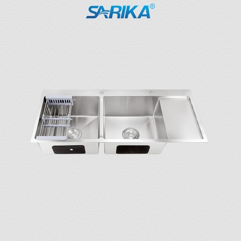 Chậu Rửa Chén SARIKA® CR19 Inox 304 2 Hộc Cánh