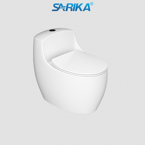 Bồn Cầu Liền Khối SARIKA® C09 Men Sứ Tuyết